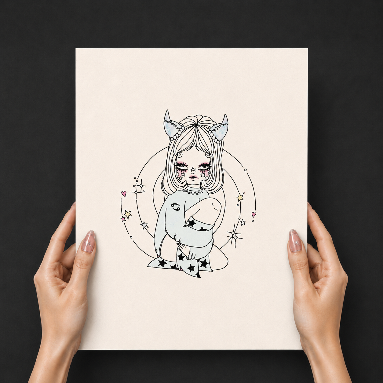 Cósmica Cancer Print