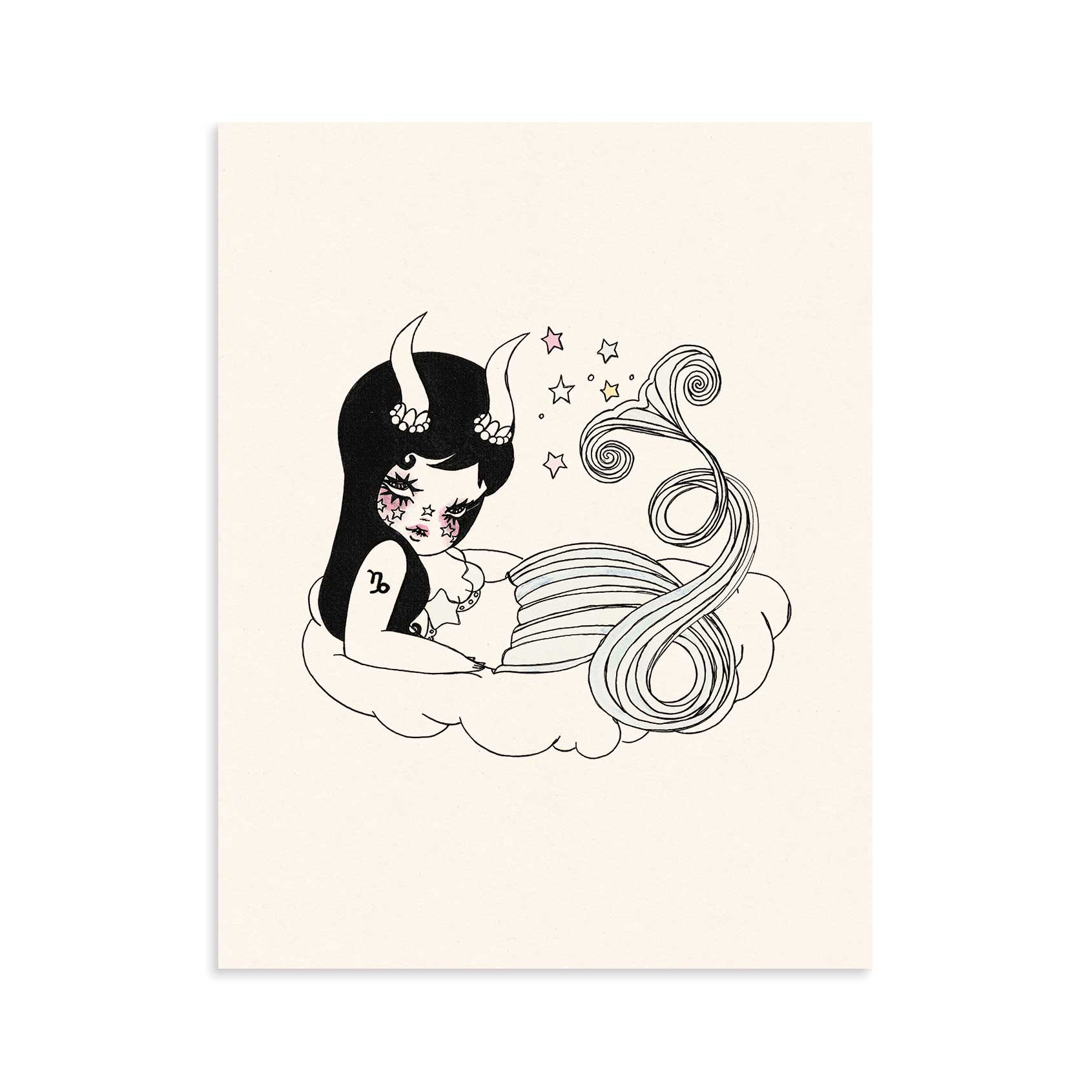 Cósmica Capricorn Print By Valfre – Valfré