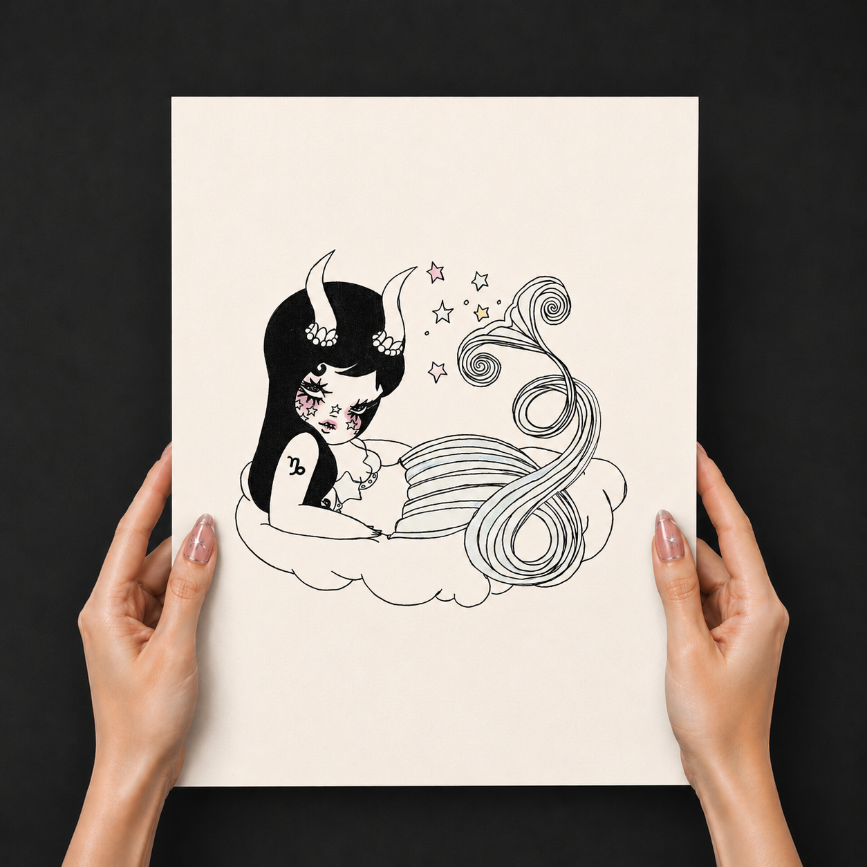 Cósmica Capricorn Print