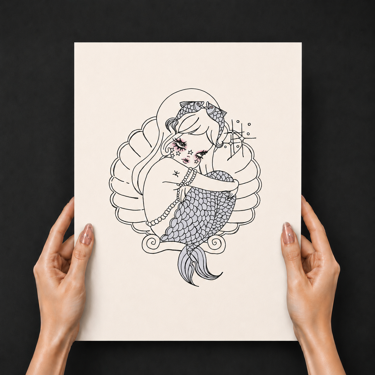 Cósmica Pisces Print