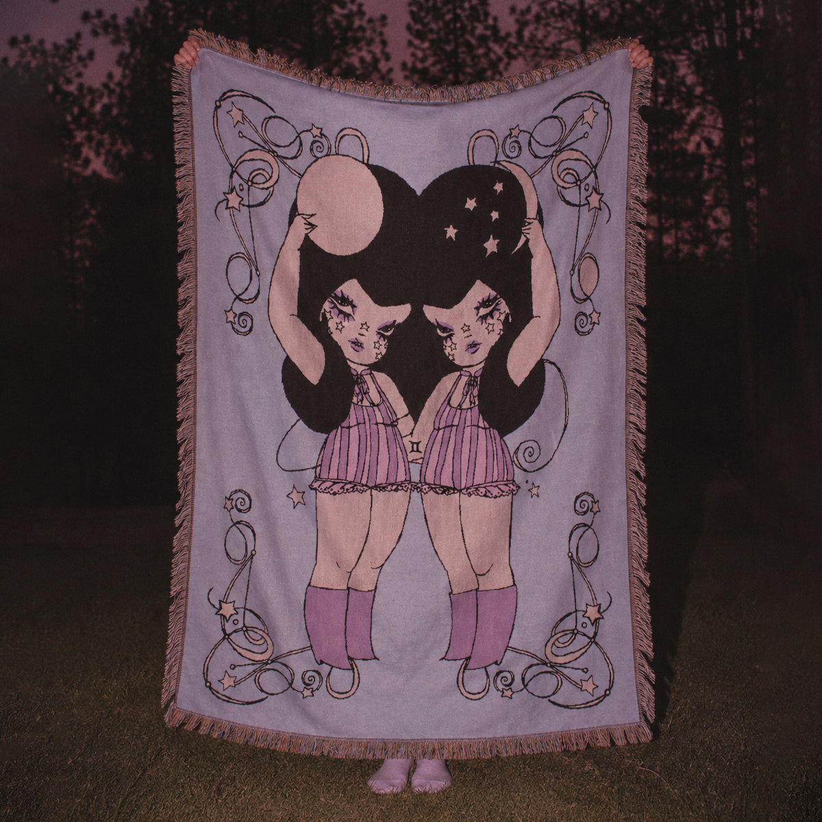 Cósmica Gemini Woven Blanket