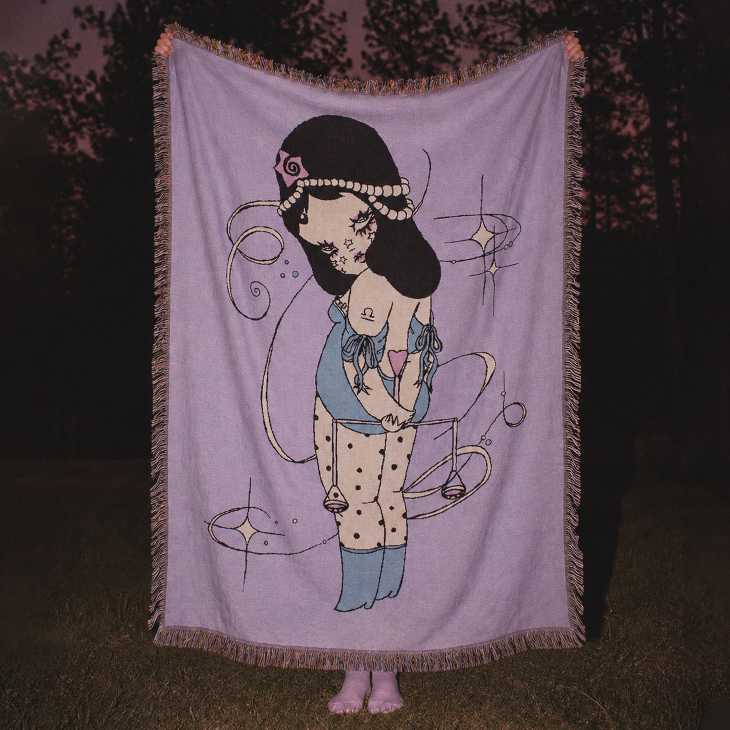 Cósmica Libra Woven Blanket