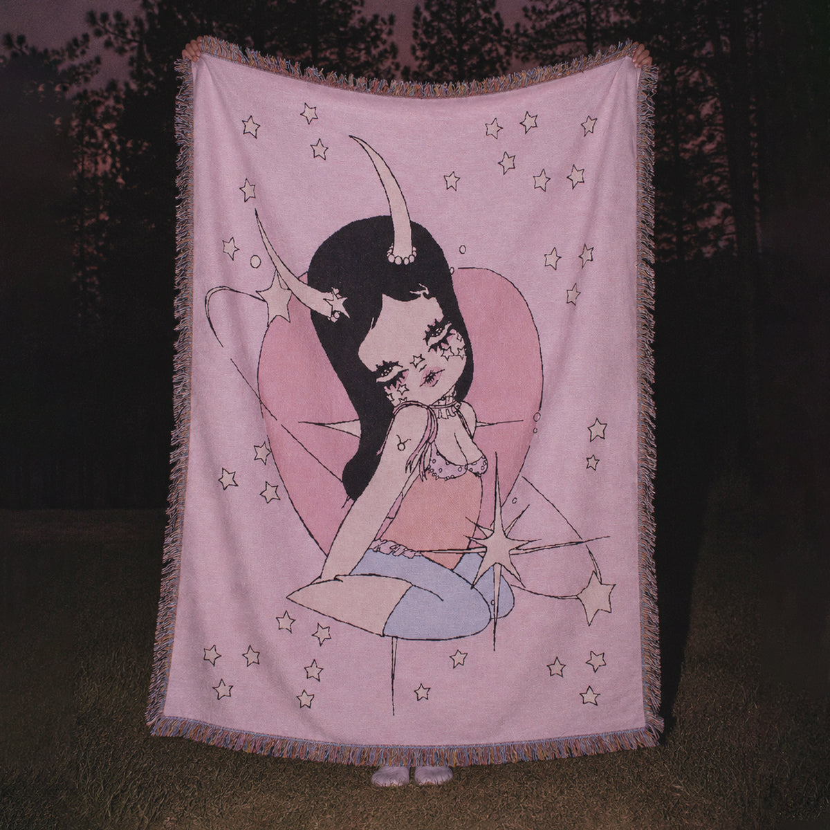 Cósmica Taurus Woven Blanket