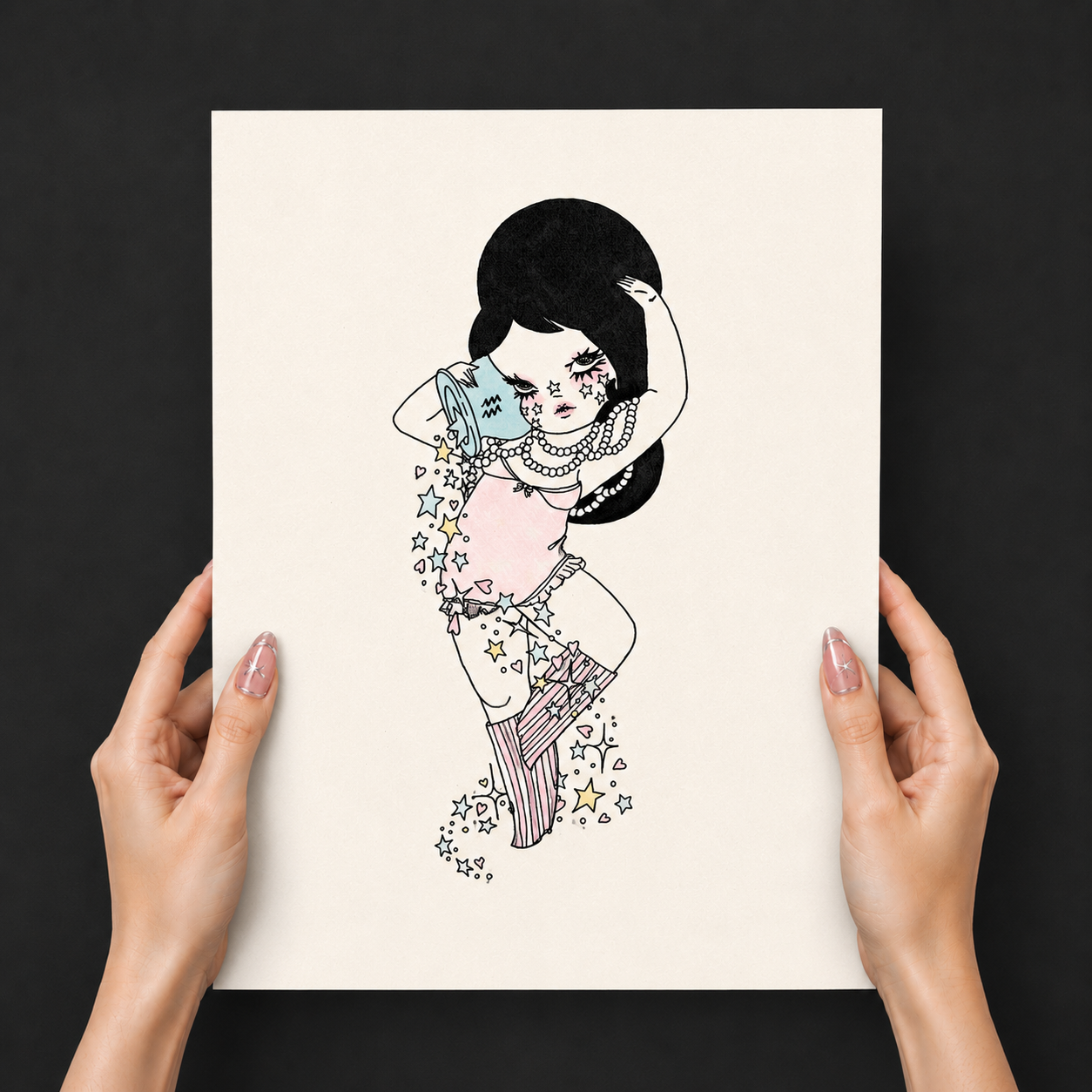 Cósmica Aquarius Print