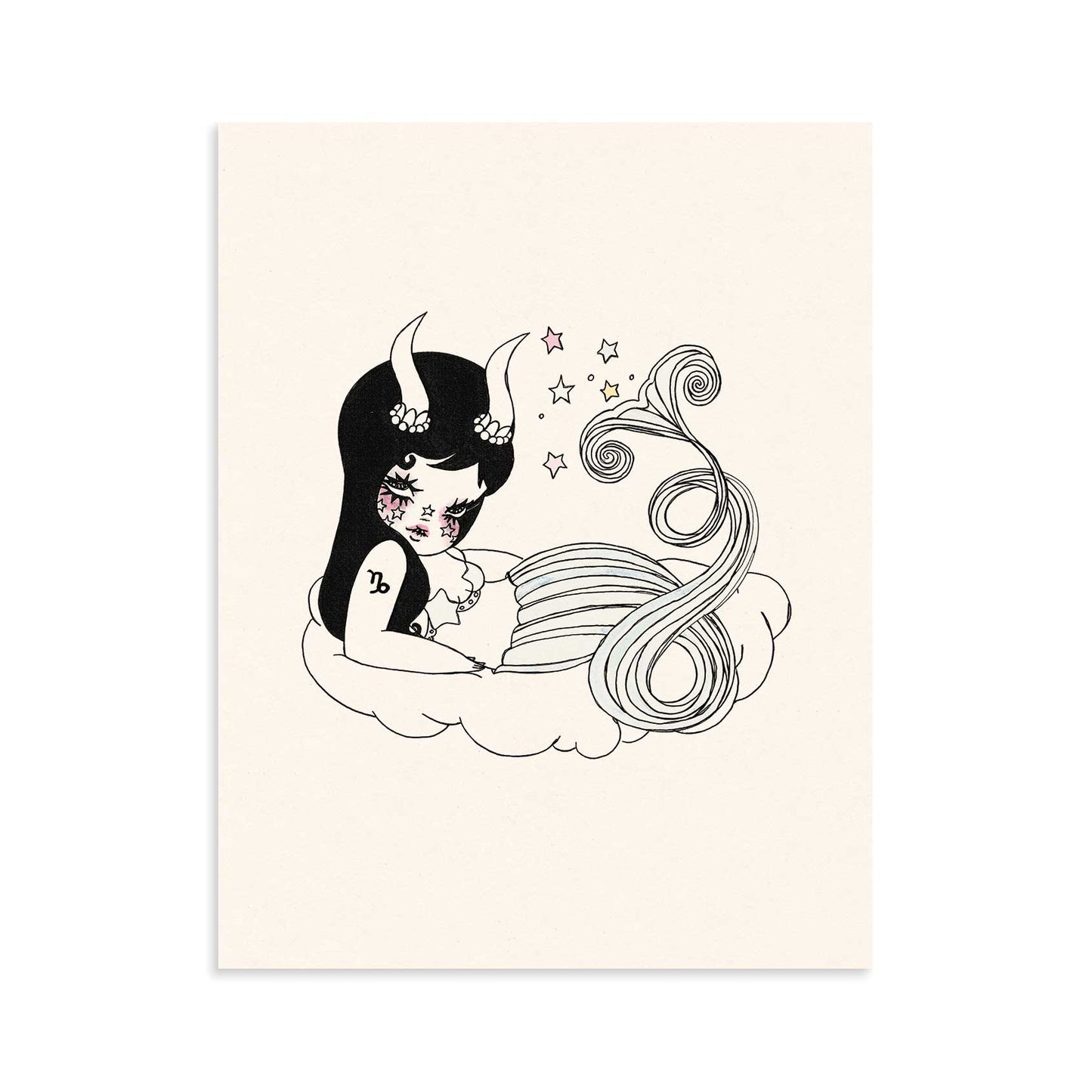 Cósmica Capricorn Print