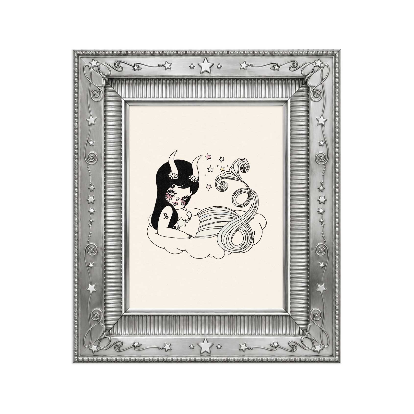 Capricornページ Cósmica Capricorn Print By Valfre – Valfré