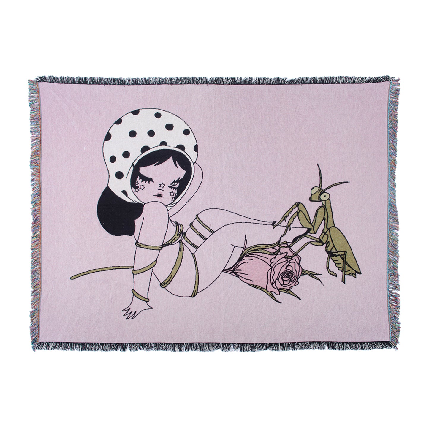 Flora Carnivora Woven Blanket