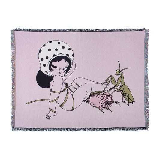 Flora Carnivora Woven Blanket