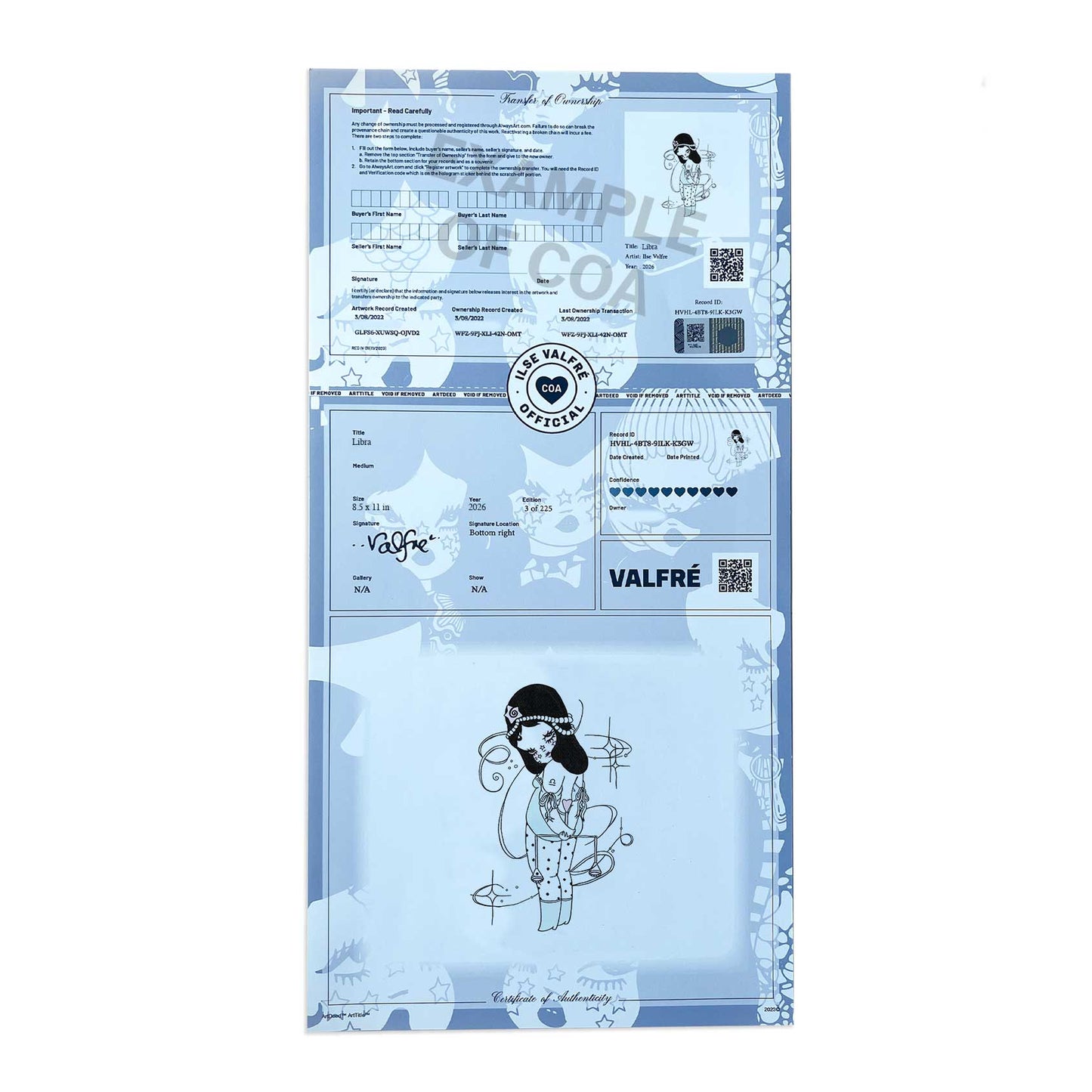 Cósmica Libra Print