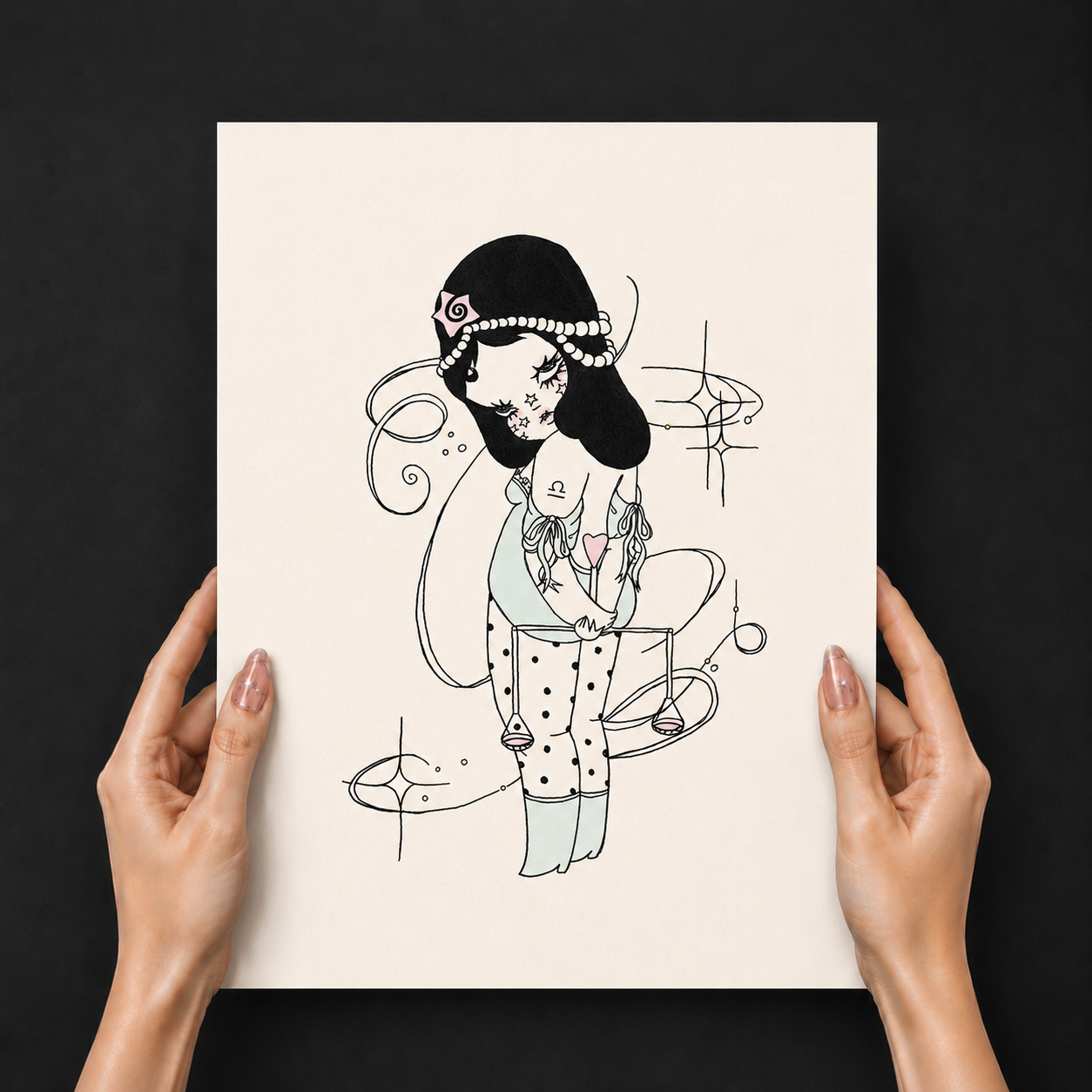 Cósmica Libra Print