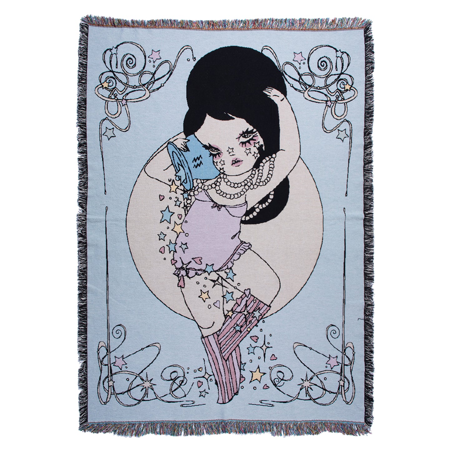 Cósmica Aquarius Woven Blanket