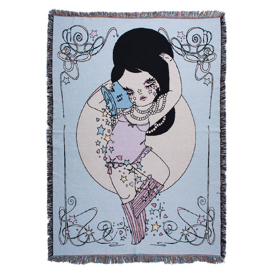 Cósmica Aquarius Woven Blanket