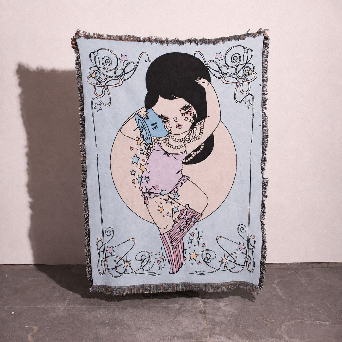 Cósmica Aquarius Woven Blanket