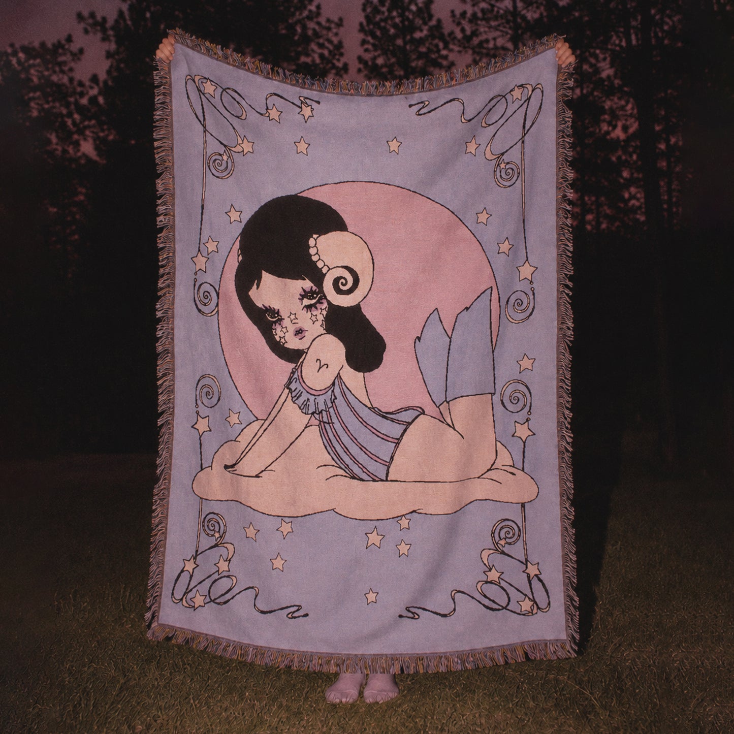 Cósmica Aries Woven Blanket