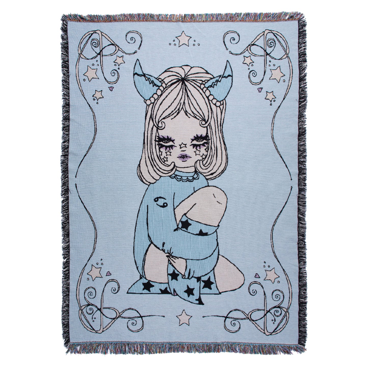 Cósmica Cancer Woven Blanket