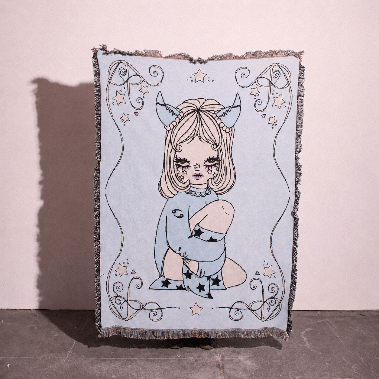 Cósmica Cancer Woven Blanket