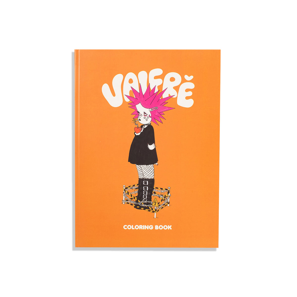 Valfré Coloring Book Vol. 1, orange front cover.