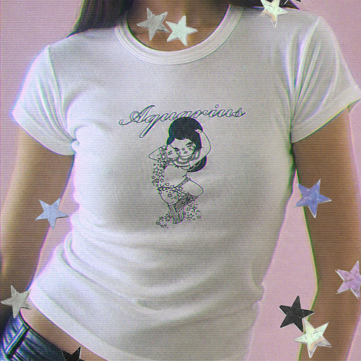 Cósmica Aquarius Tee