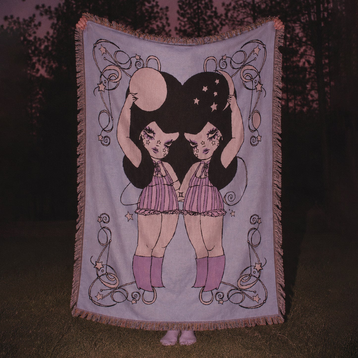 Cósmica Gemini Woven Blanket