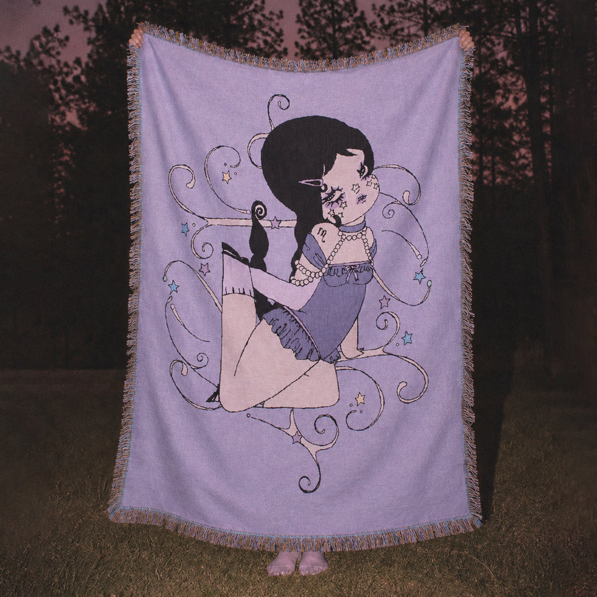 Cósmica Scorpio Woven Blanket