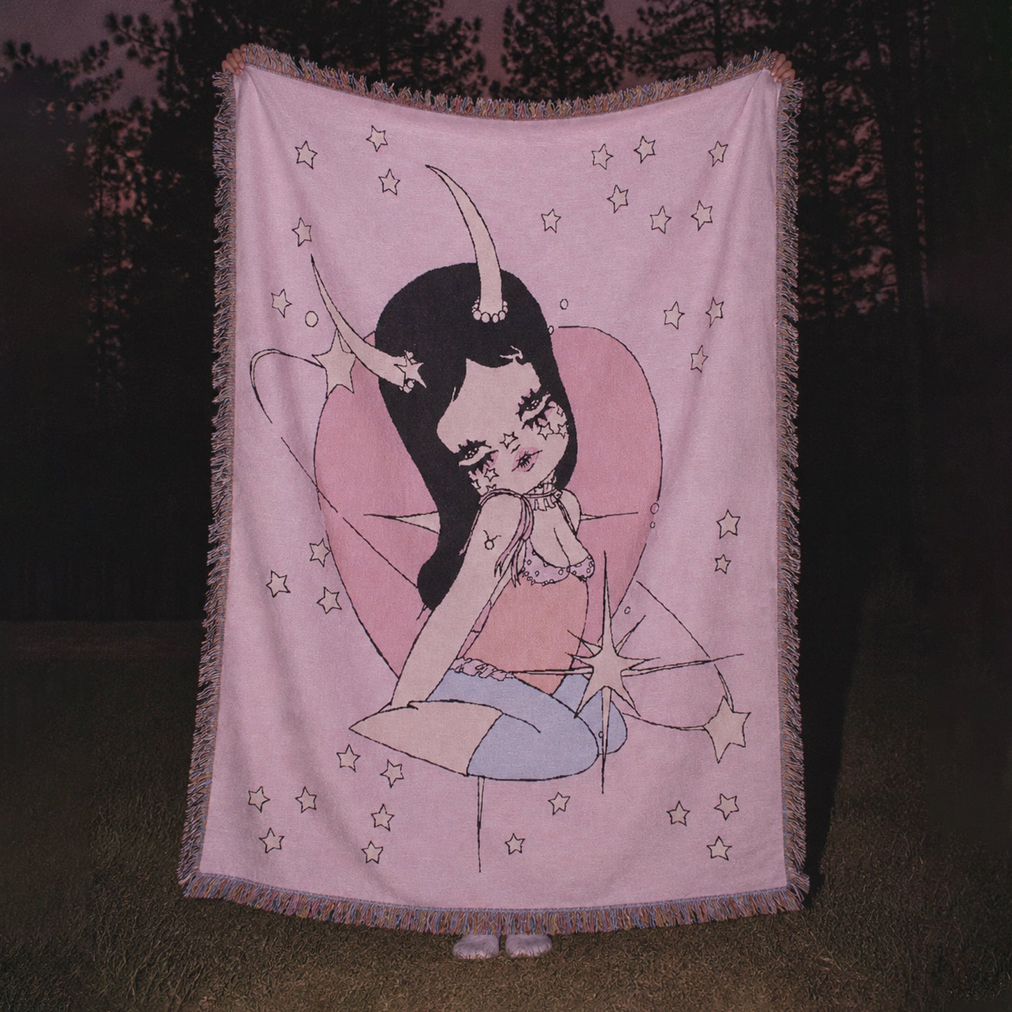 Cósmica Taurus Woven Blanket