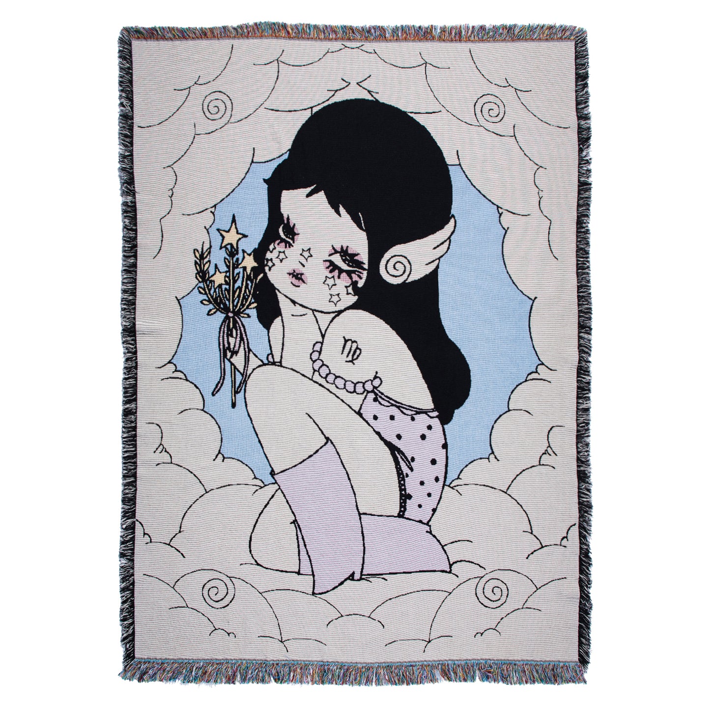 Cósmica Virgo Woven Blanket